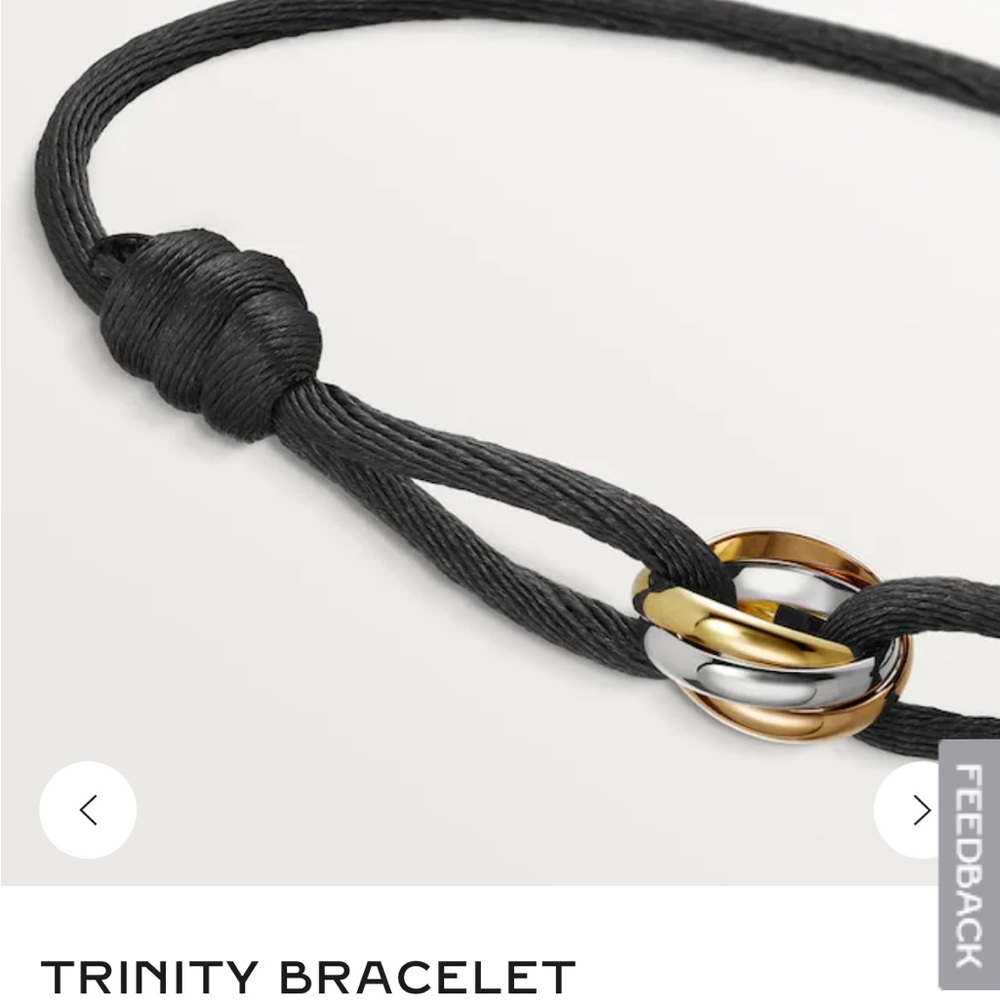 New w tag Cartier Trinity Bracelet. Never worn. Boxes included.